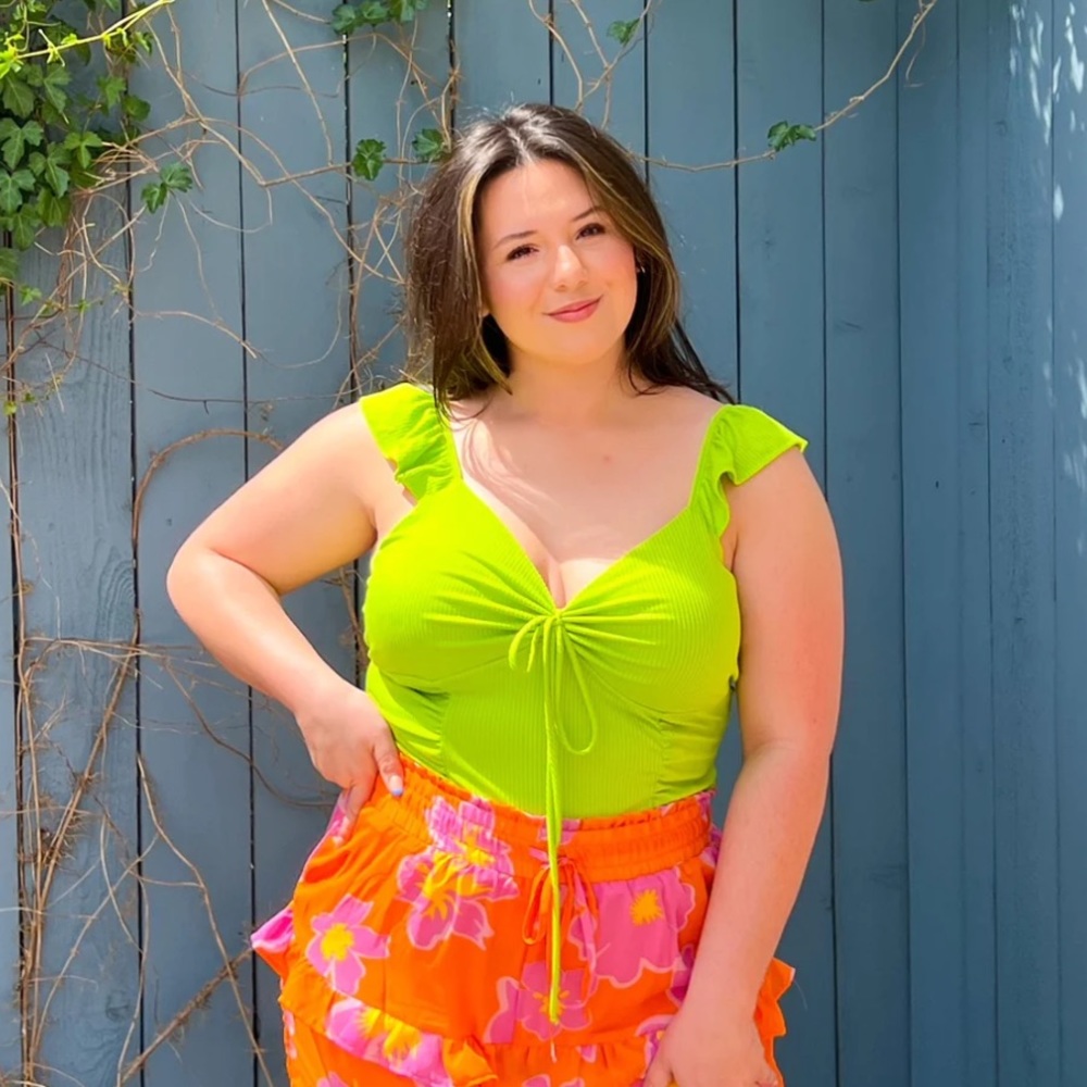 Lime Green Top